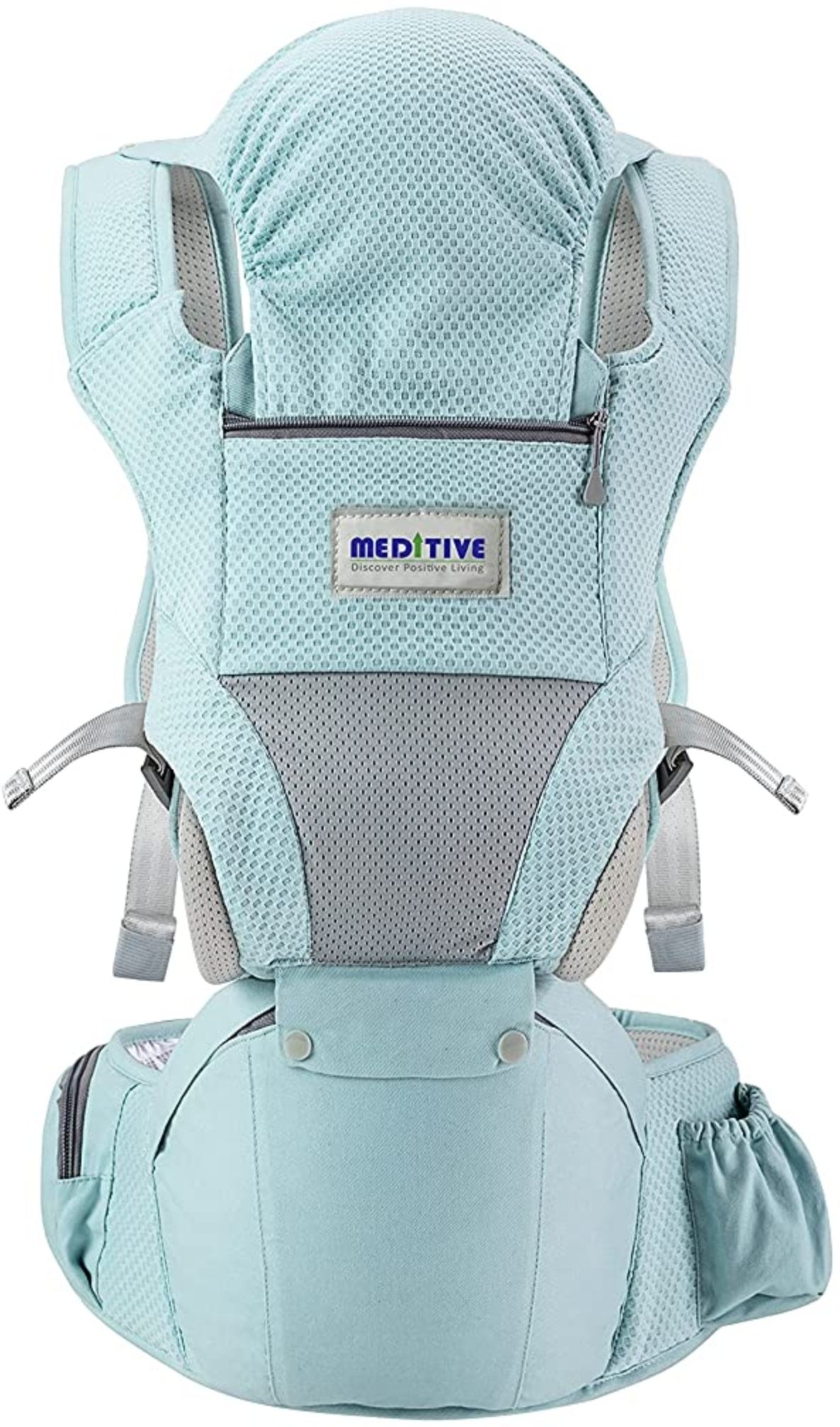 Baby Carrier with Detachable Hip Seat, Ergonomically Designed (0-36 Months) Baby Carrier
