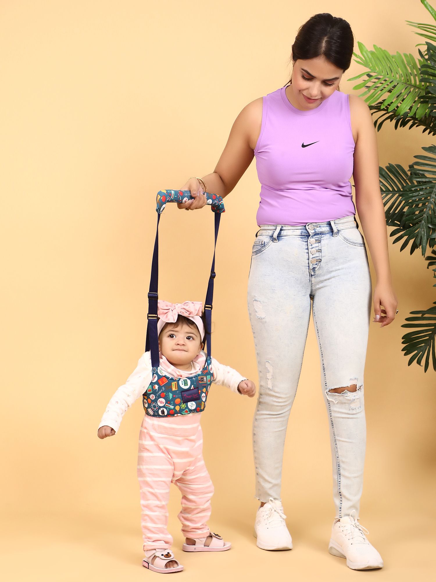 Magic Seat Baby Walking Assistant Belt for Baby(Science, Front carry facing out) Baby Carrier-image-1