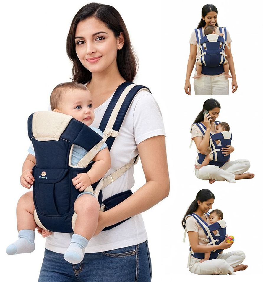 4-in-1 Baby Carrier Bag for 0 to 2 Years, for Boys & Girls Baby Carrier