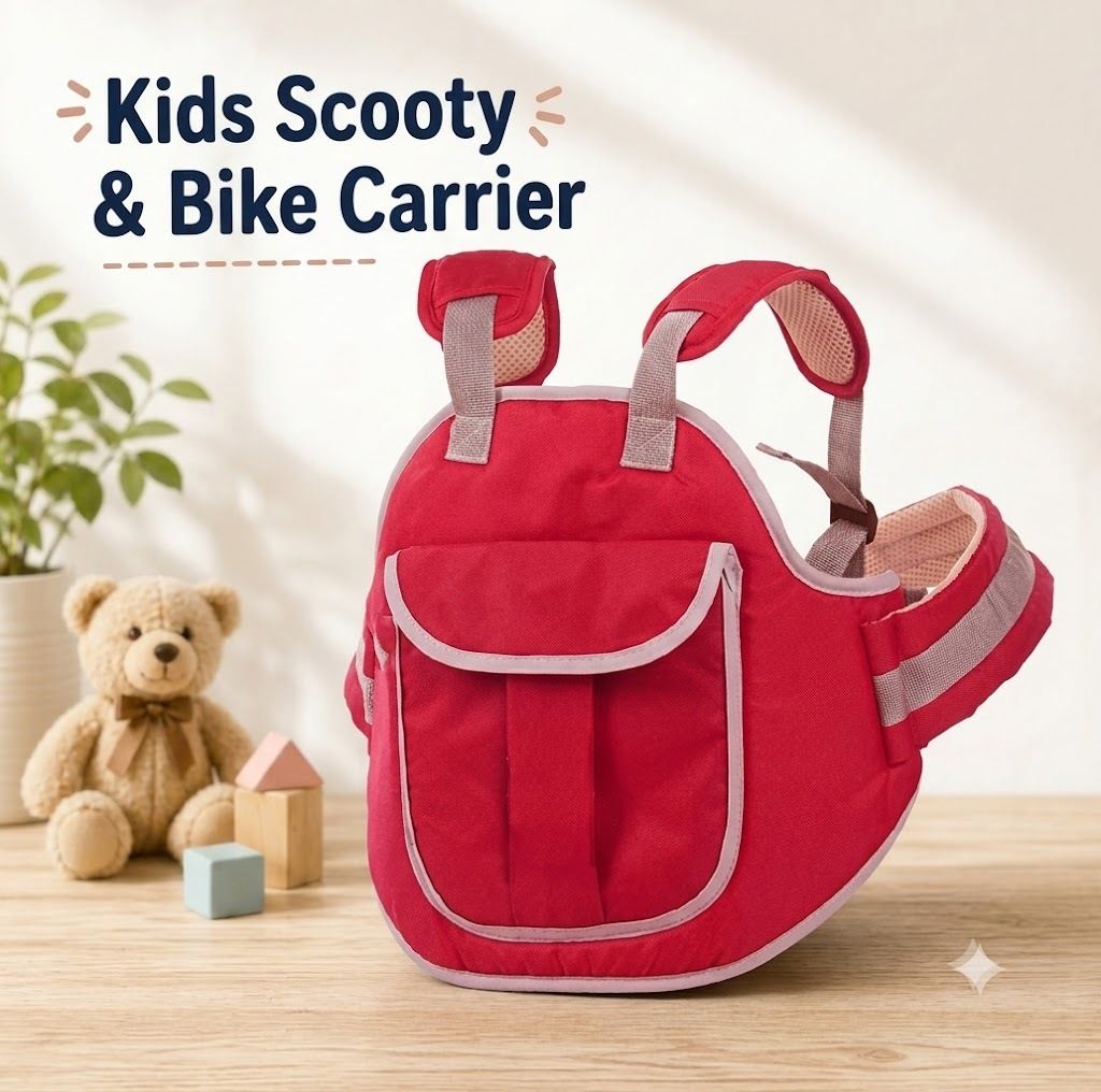 momscape Kid Two Wheeler Safety Belt for Sitting Back Adjustable Harness Strap Travel Bag Baby Carrier-picture-33