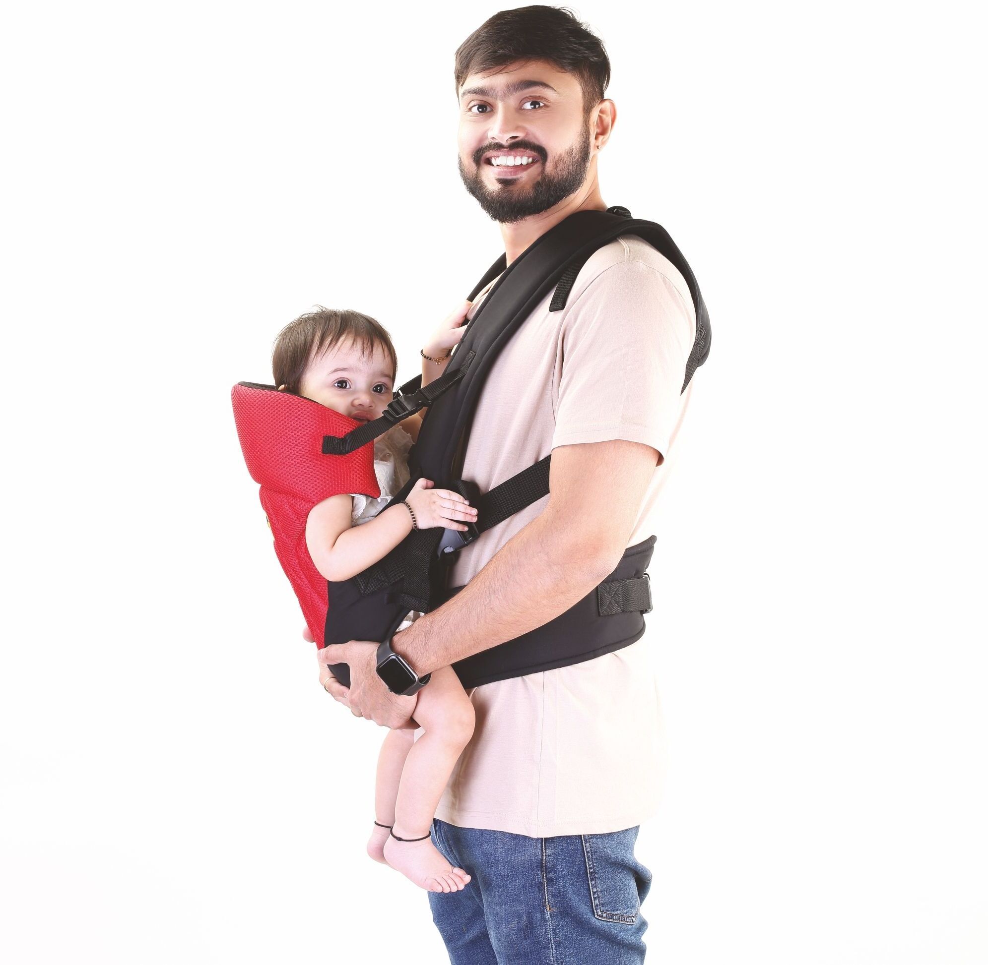 beebaby Omni Breathe 3 in 1 Adjustable Baby Carrier with Head Support(3.5-12kgs Infants) Baby Carrier-picture-13