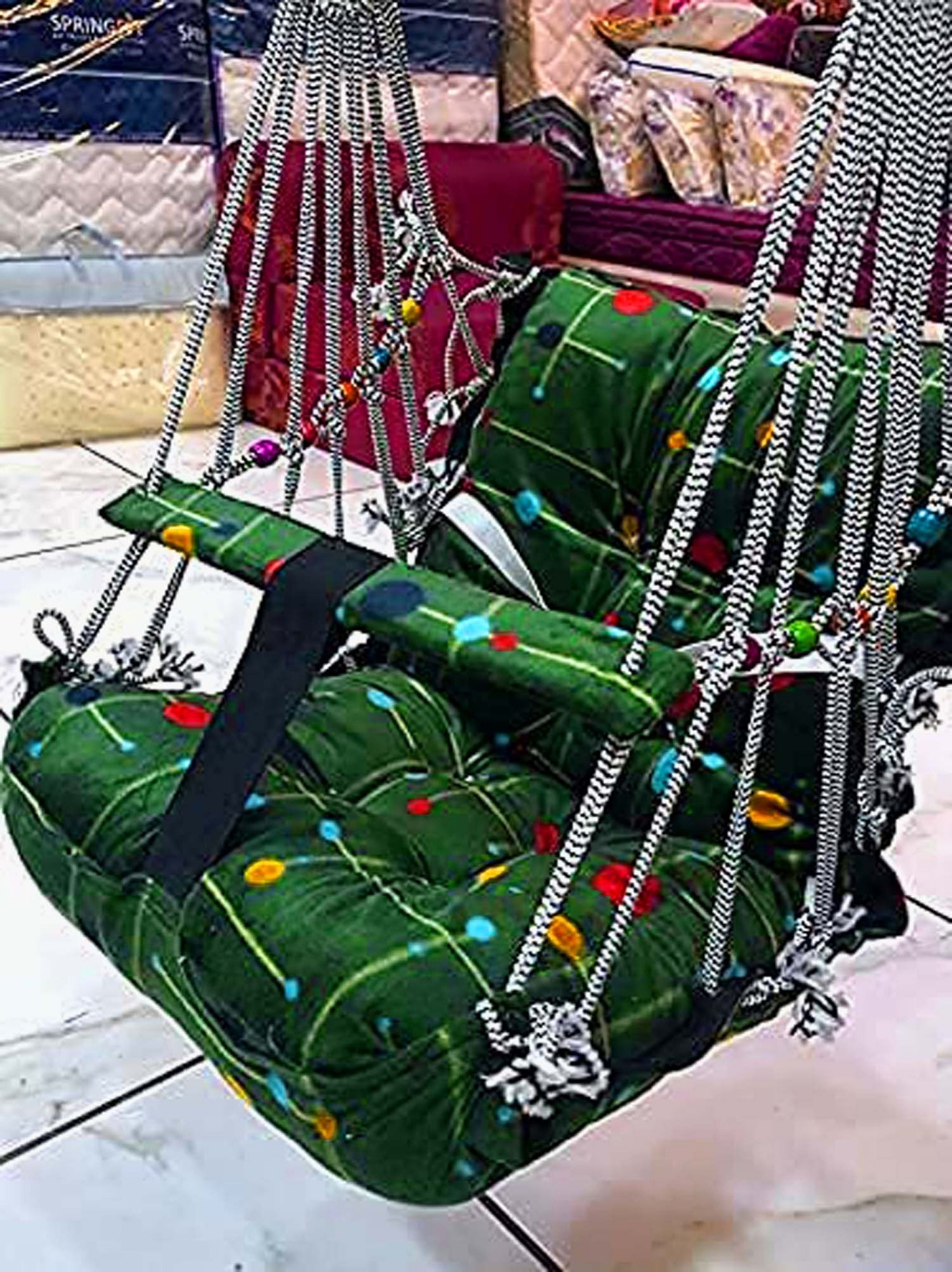 Cotton Swing for Kids Baby's Children Folding and Washable 1-3 Years swing Baby Carry Cot-image-37