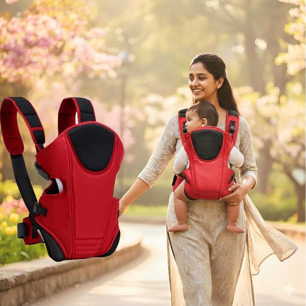 3 in 1 Baby Carrier Adjustable Ergonomic Kangaroo Head Support Safety Belt Sling Baby Carrier-image-49