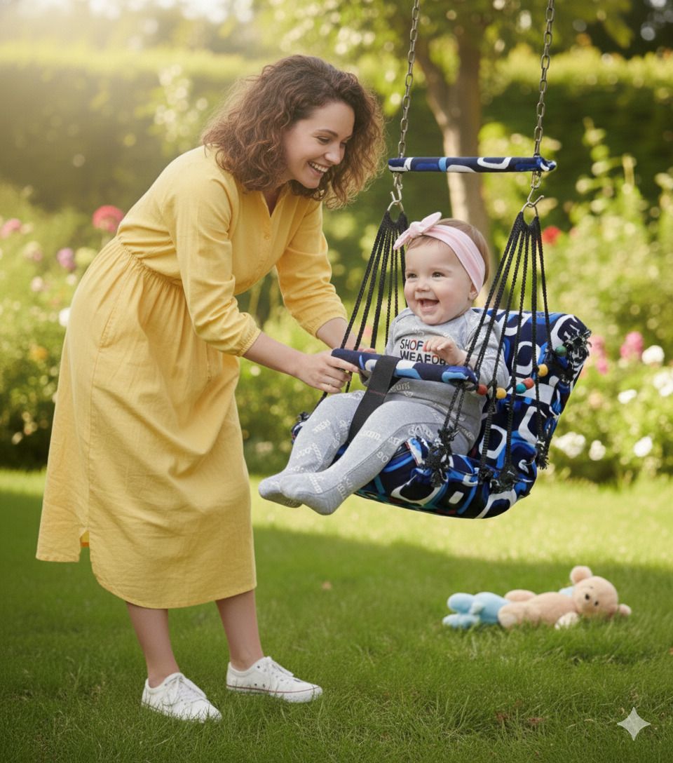 Baby Cotton Swing Chair swing Baby jula Sleeping and Washable 1 to 3 Years Swings-image-31