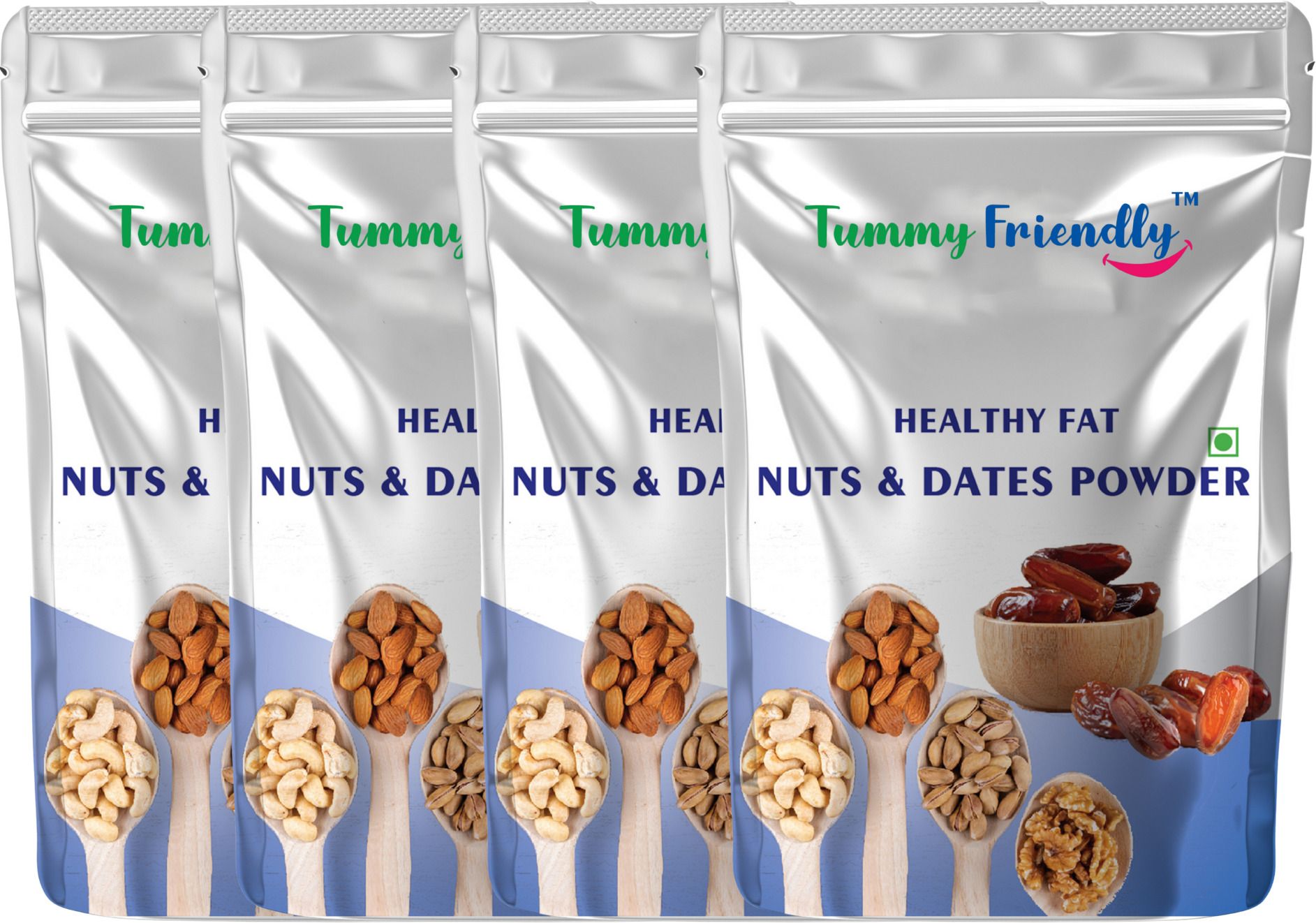 Premium Nuts and Dates Powder |Healthy Fat Natural Sweetener (100g each pack) Cereal-image-11