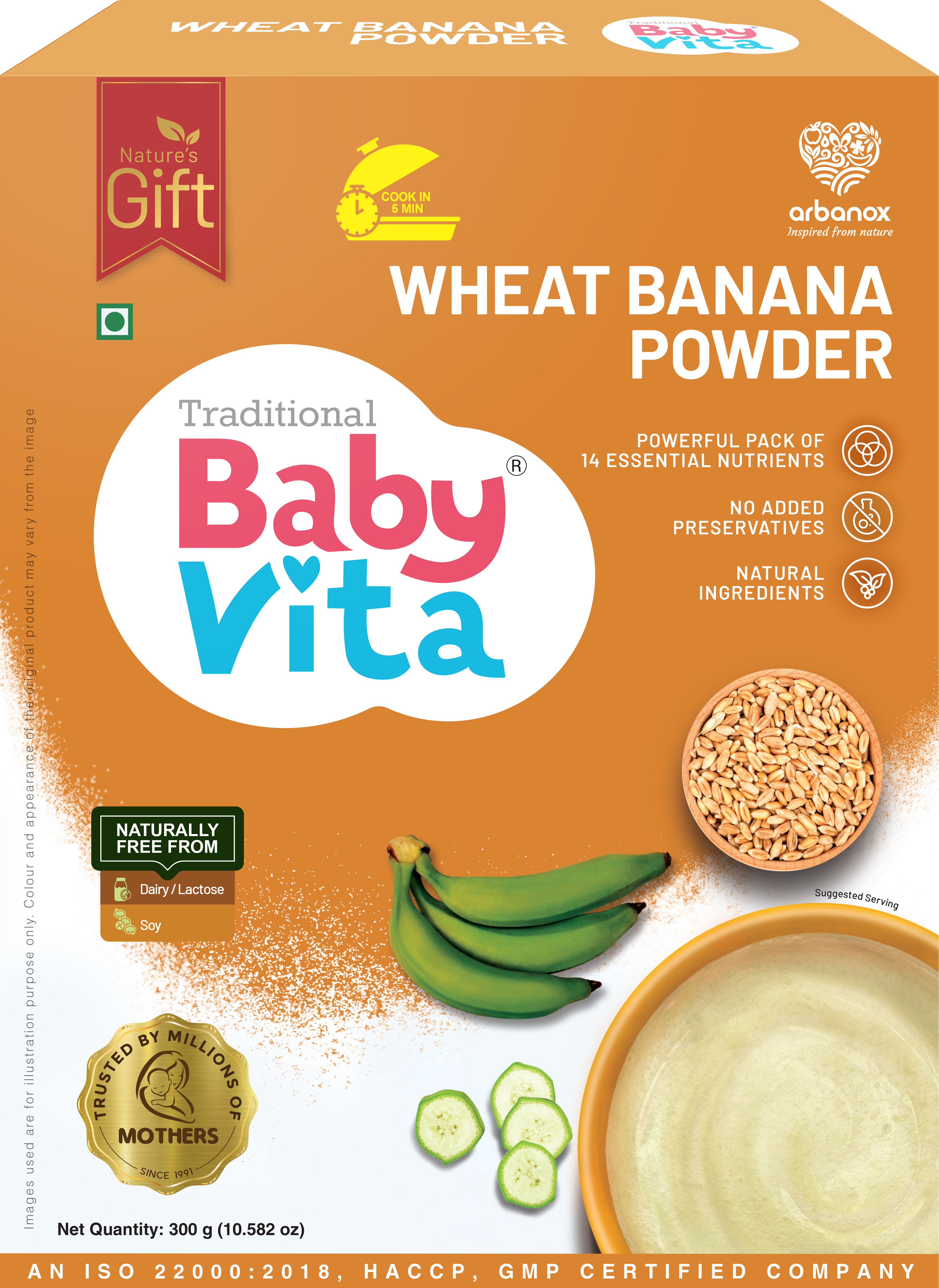 Wheat Banana Powder Mix|Wheat|Dehydrated Nendran Banana Cereal-image-45
