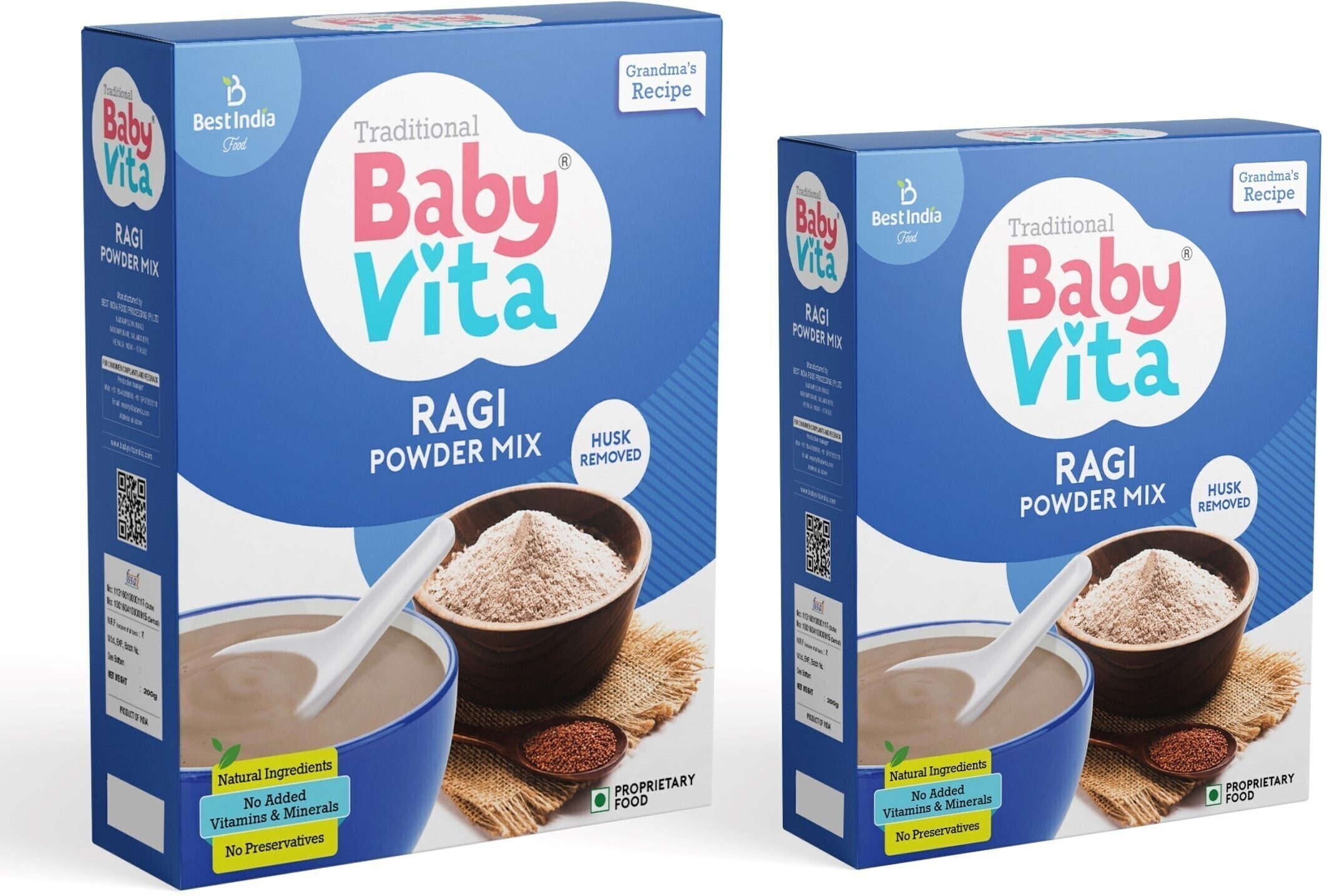 Ragi Powder|Gluten/Allergen-Free|No Preservatives|Digestive Cereal