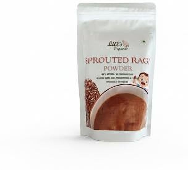 Sprouted Ragi Powder for Babies | 100% Natural Finger Millet Porridge Mix Cereal