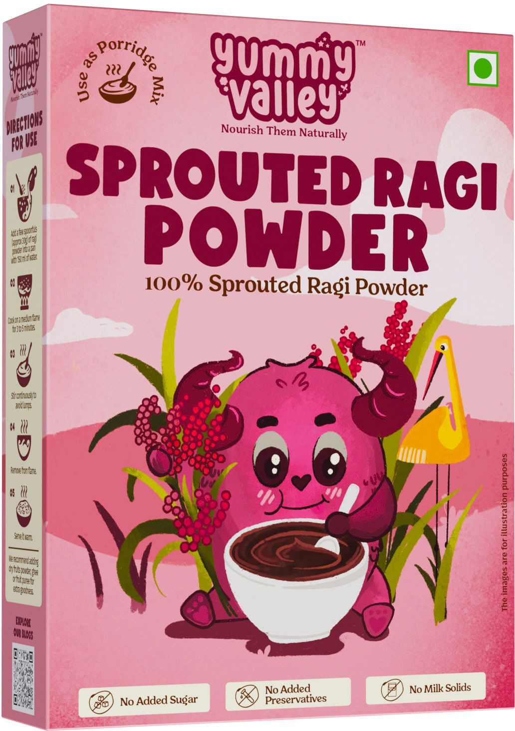 Sprouted Ragi Powder Cereal