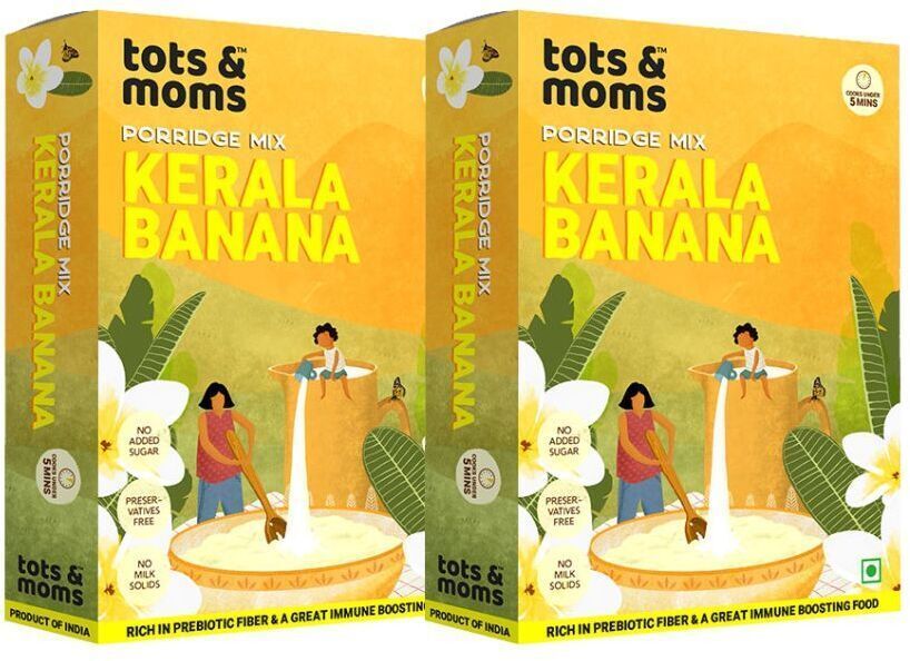 Kerala Banana Powder Porridge Mix | Best First Solid Food for Baby Weight Gain Cereal-image-30