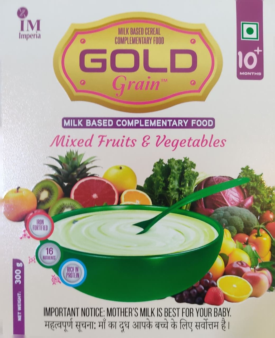 MIXED FRUITS & VEGETABLES BABY CEREAL Cereal-image-45