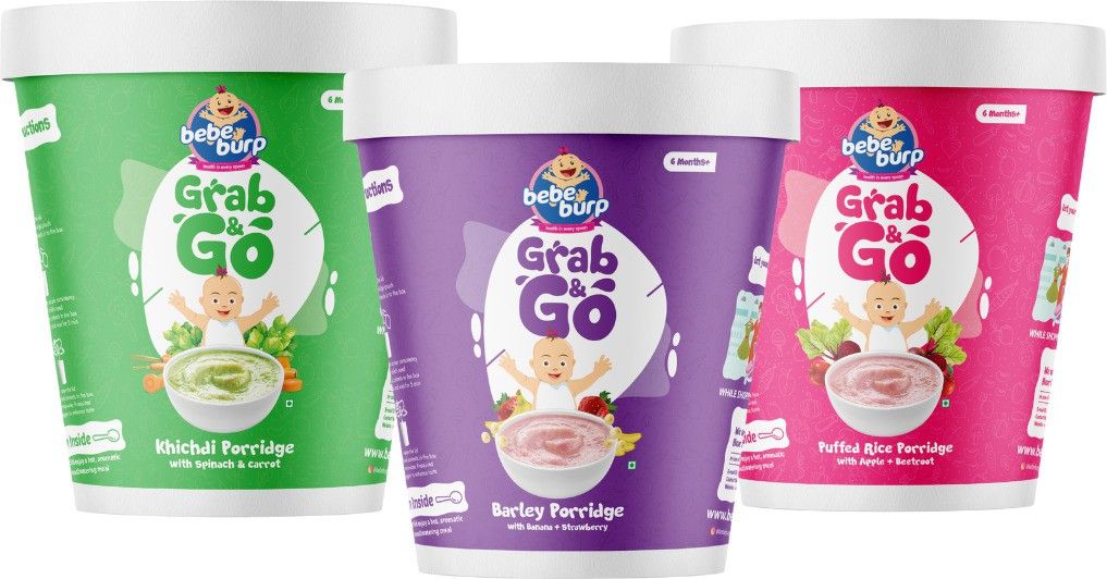 bebe burp Travel pack Grab-N-Go - ( Barley mix, Khichdi Mix, Puffed rice Mix ) Cereal-picture-17