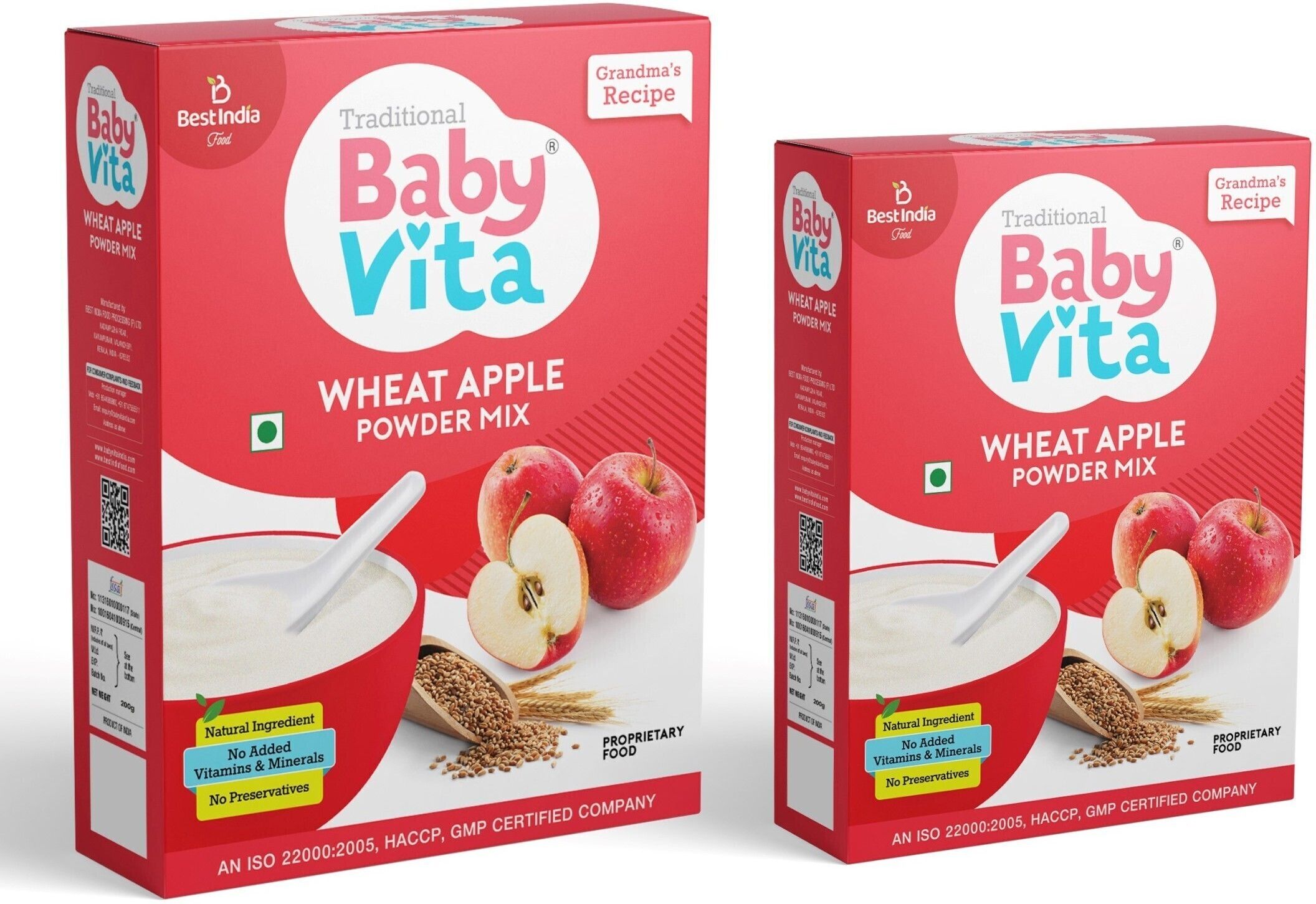 Wheat Apple Powder Mix|Nutritious|No Added Sugar/Preservatives Cereal-image-42