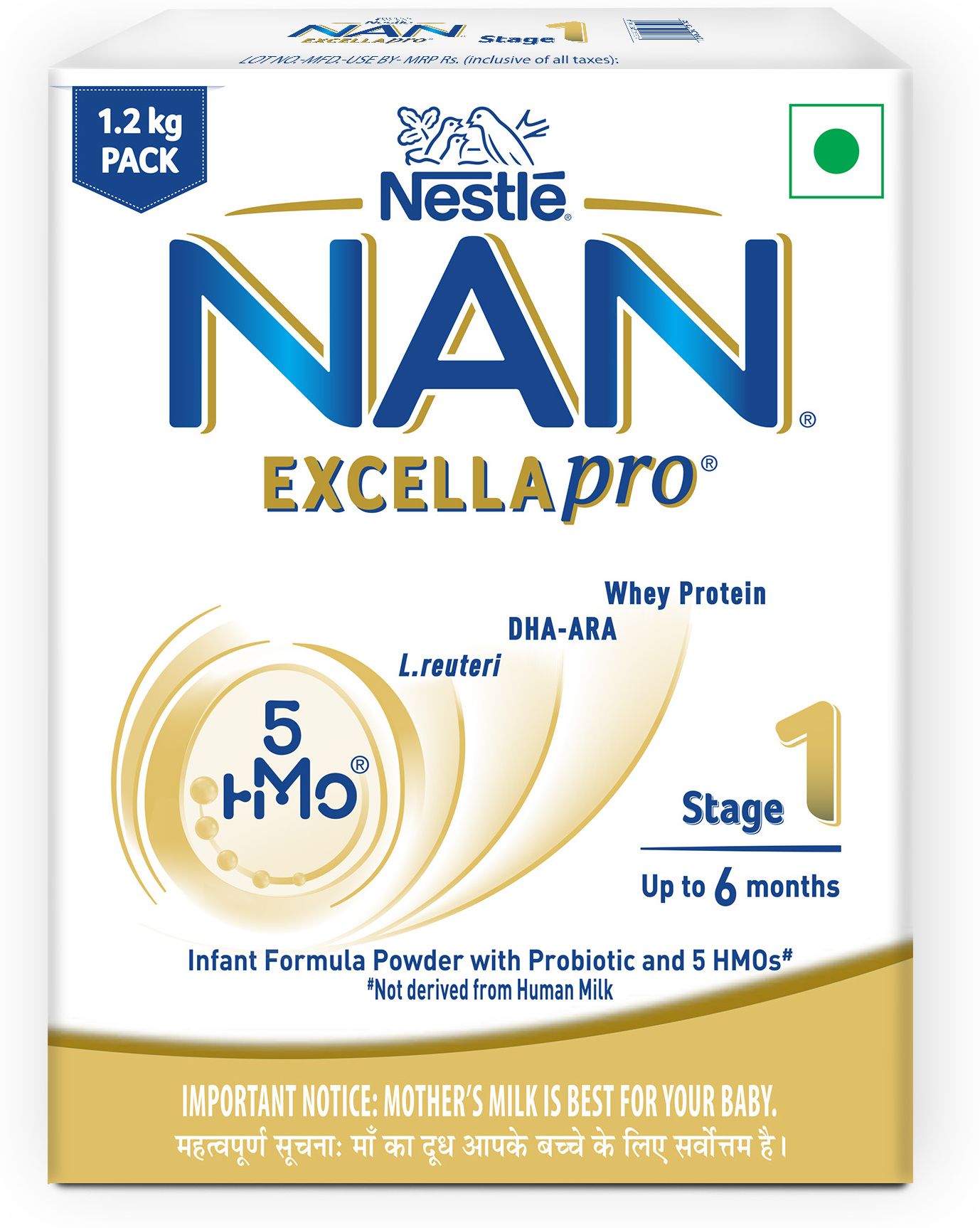 nestle nan excella pro Stage 1, Infant Formula Milk Powder With HMOs & Probiotic For Babies, Bag-In-Box Cereal-picture-13