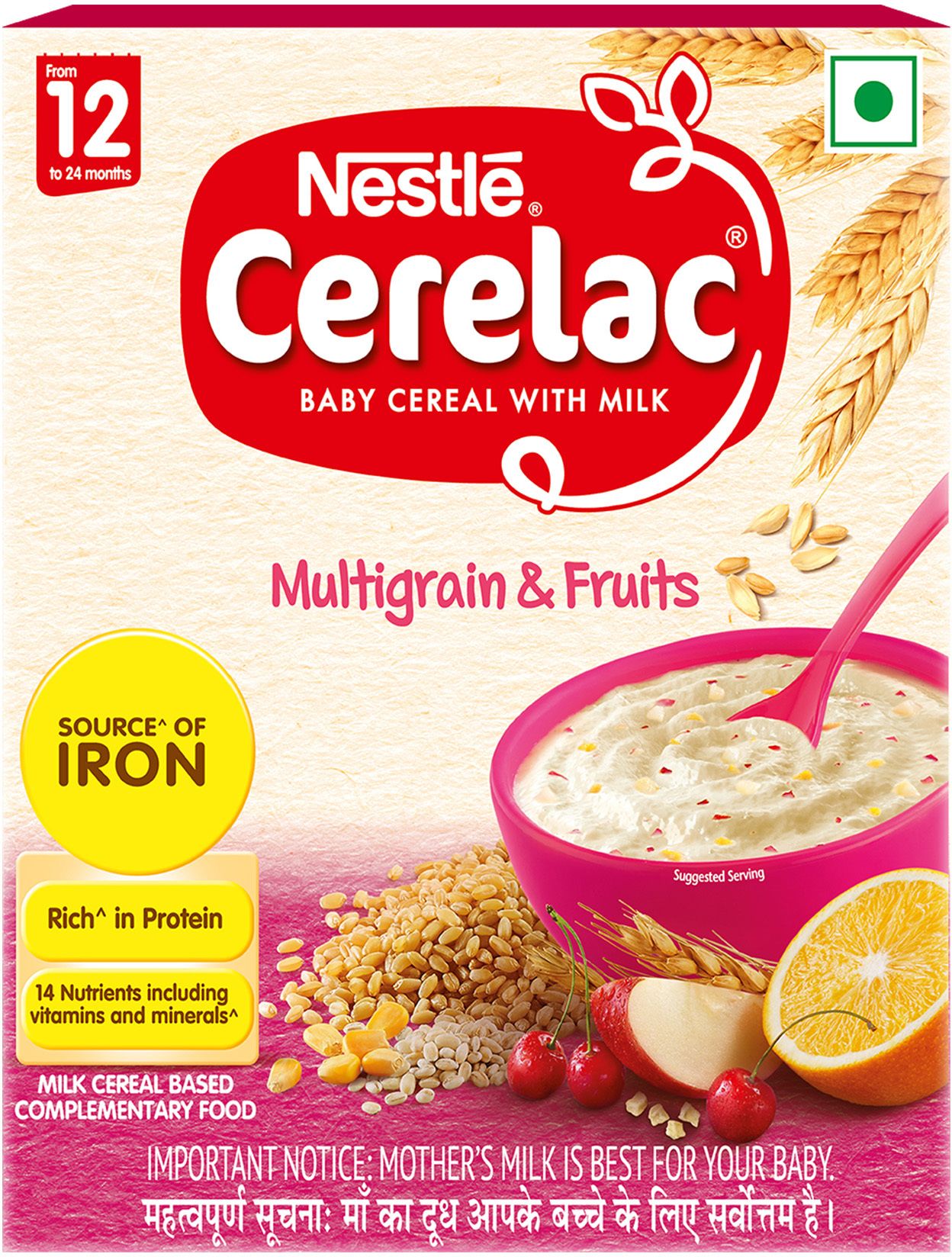 Multigrain & Fruits Cereal From 12 Months to 24 Months Cereal