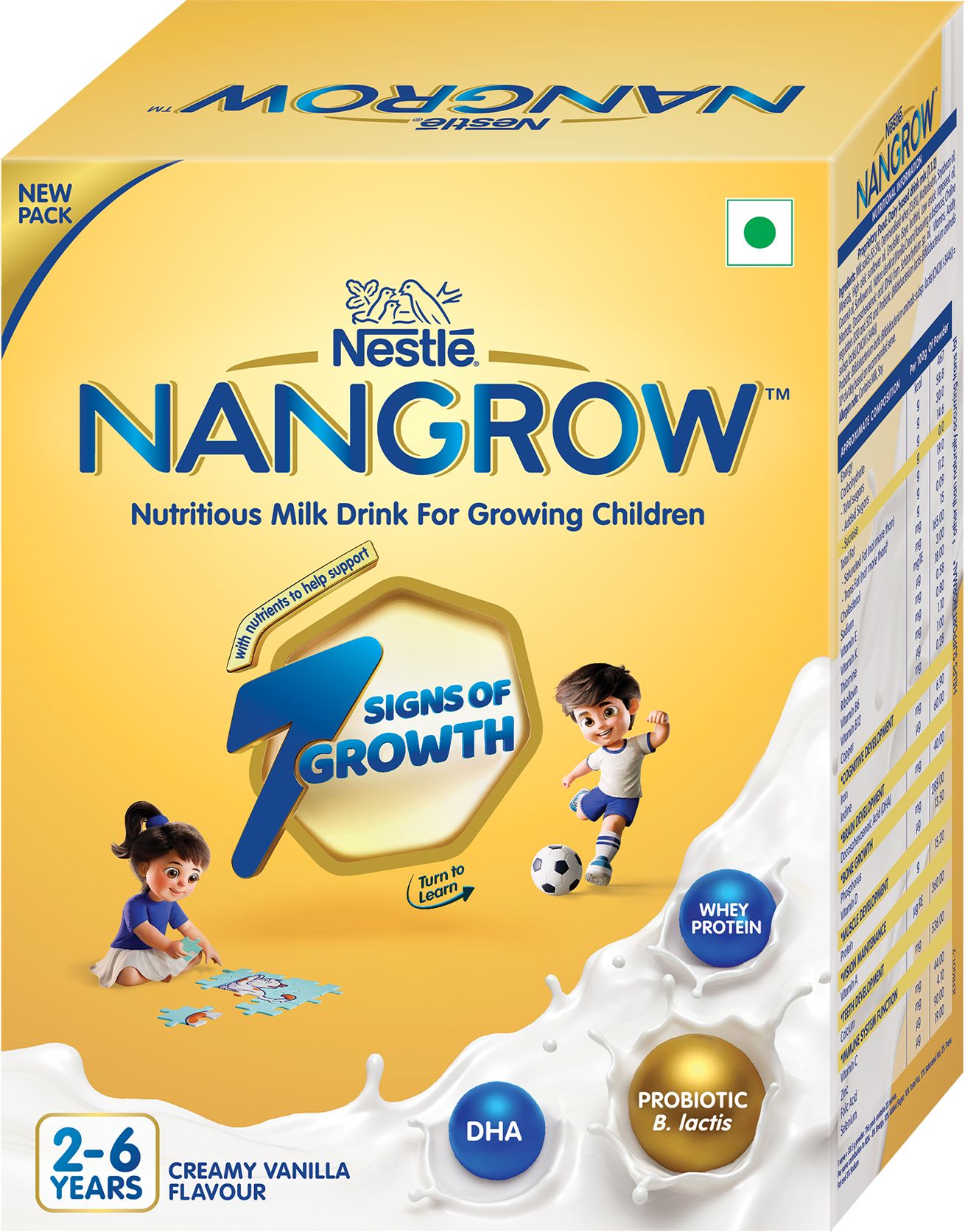 nestle nangrow Nutritious Milk Powder Drink For Growing Toddler, Creamy Vanilla Flavor Cereal-picture-24