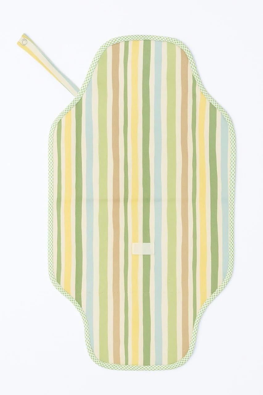 Portable Diaper Changing Mat - Pastel Striped Changing Station