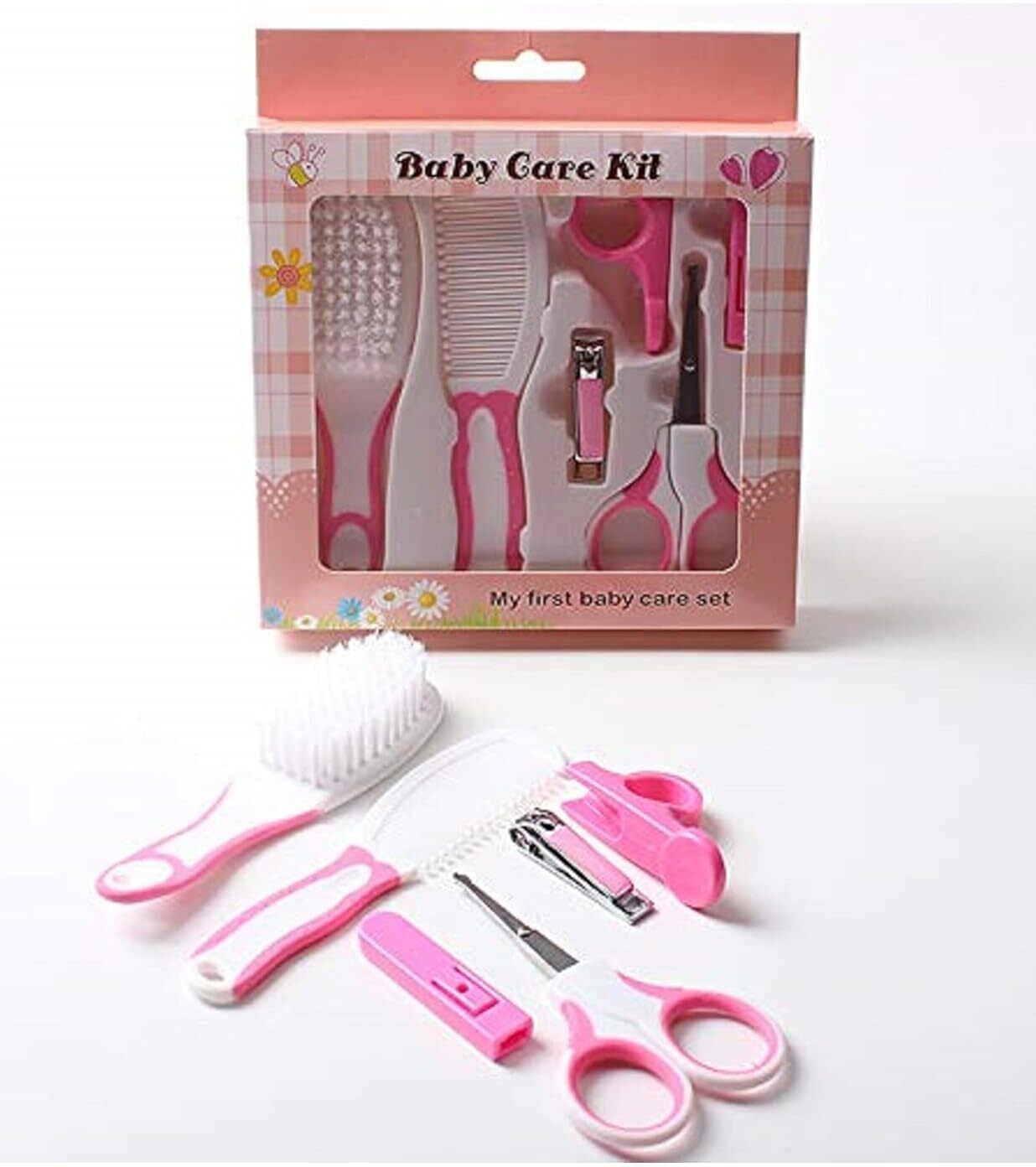tbtecommerce Baby Grooming kit 5 in 1 Pcs multicolor Changing Station-picture-15