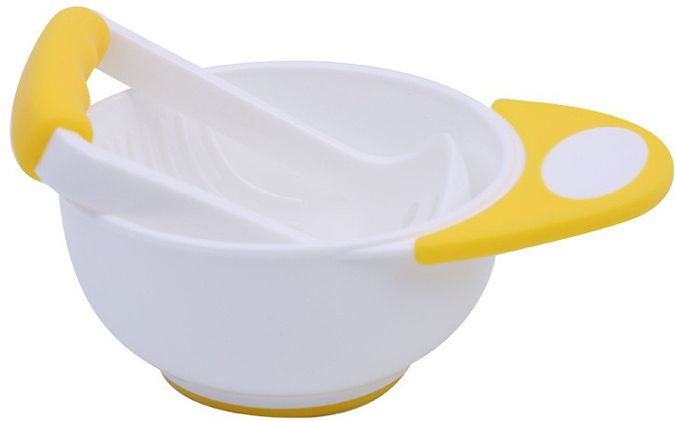 Bravo! Baby Food Masher, Grinding cum Feeding Bowl with Pod