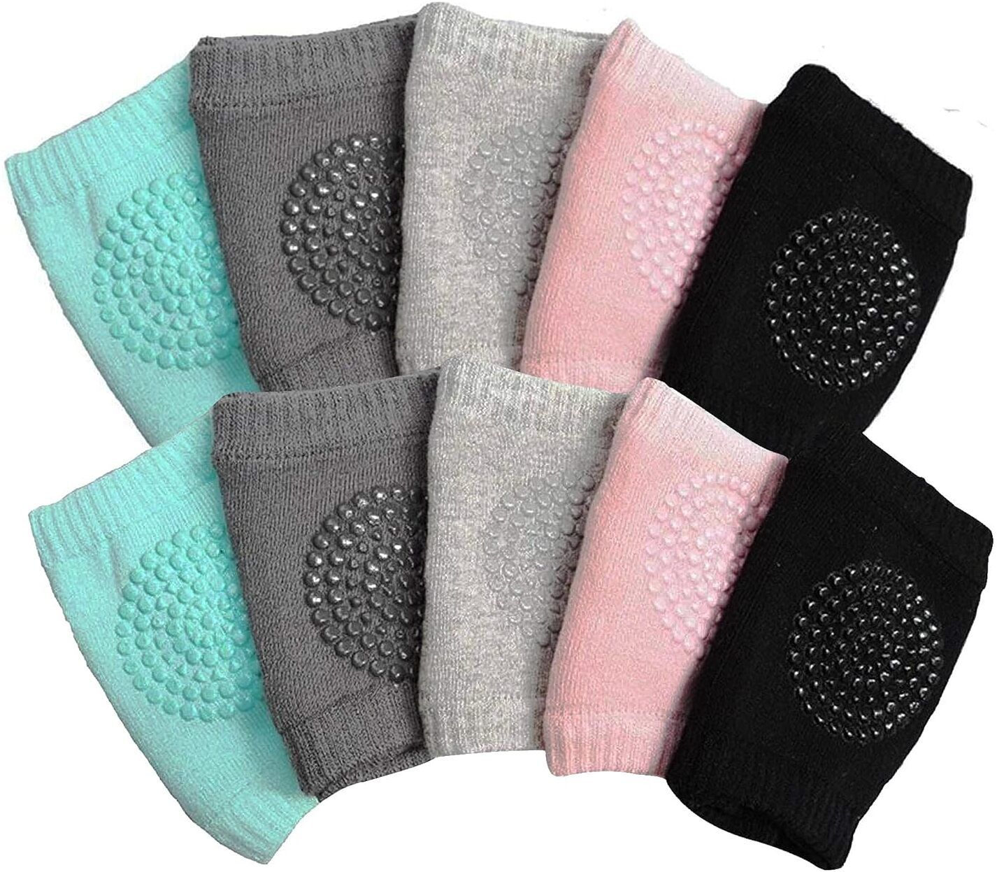 Knee Pads for Crawling Babies, Anti Slip Elbow & Knee Guard for Toddler/Infant Multicolor Baby Knee Pads-image-46