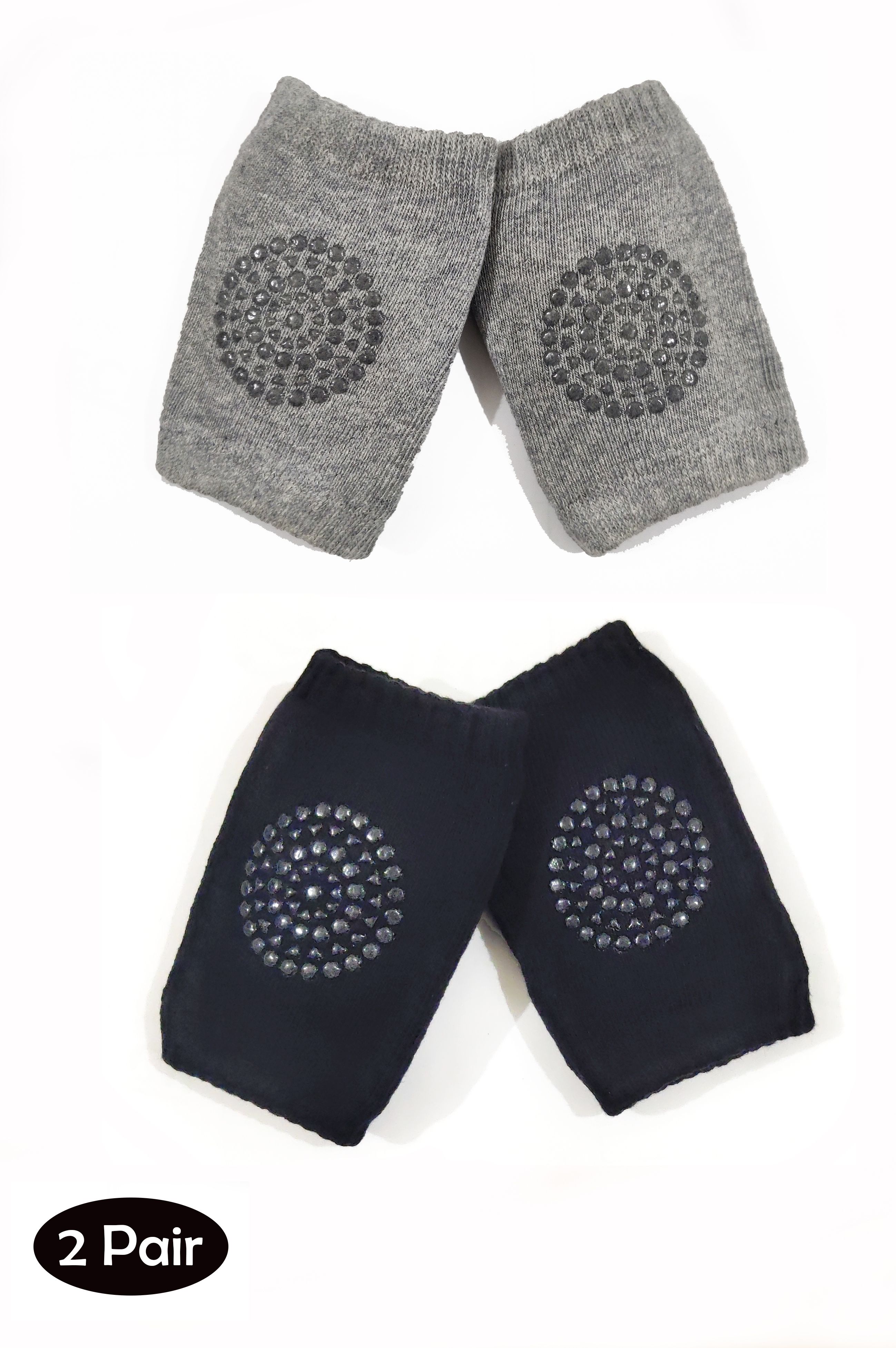 Set Of 2 Pair Baby Knee Pads for Crawling, Baby Knee Pads Multi Color Multicolor Baby Knee Pads-image-5