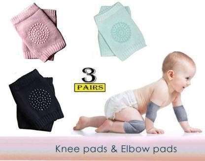 Baby Knee Pads Multicolor 3pair Multicolor Baby Knee Pads-image-24