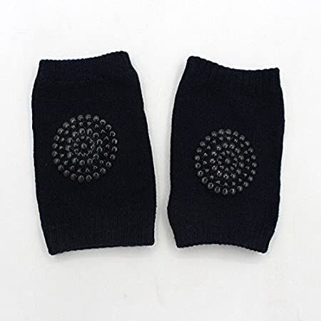 Breathable Comfortable Knee Cap for Kids_602 Black Baby Knee Pads-image-12