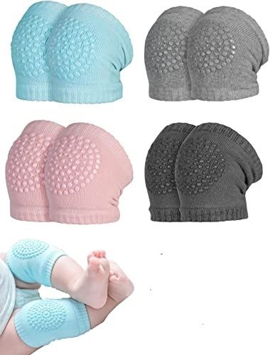 Safety Protector Jet Baby Knee Pads[4 pack] Multicolor Baby Knee Pads