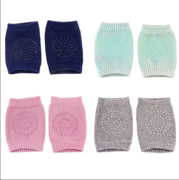 2 Pair Baby Knee & Elbow Pad Cushion,Multi-Color Safety Pads A52 Multicolor Baby Knee Pads-image-43