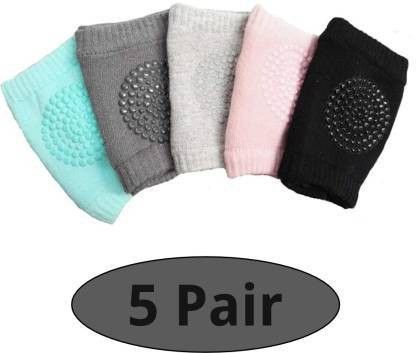 Elbow Safety Protector (Set of 5 Pairs)(Multi Color) Multicolor Baby Knee Pads Multicolor Baby Knee Pads-image-46