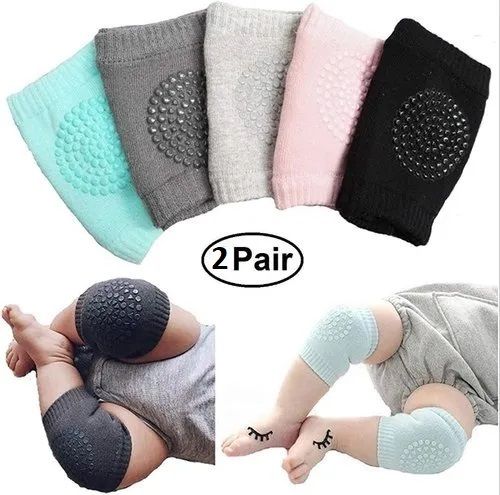 flytouch 2 -Crawling Knee Pads Anti-slip Baby Knee Protectors Toddlers Leg Warmersgreen Multicolors Baby Knee Pads-picture-0
