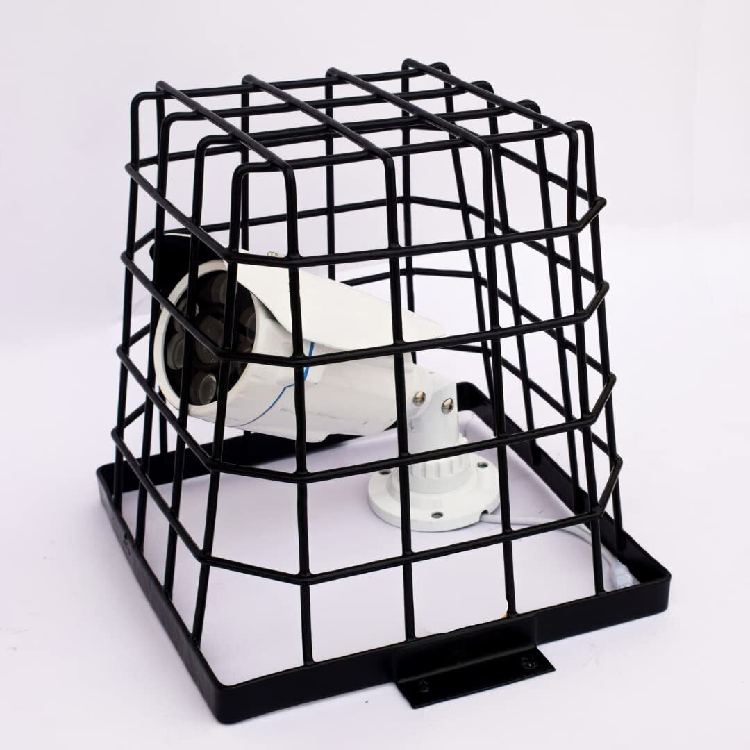 Metal CCTV Bullet Camera Cage Protection for Bullet Camera Wall & Celling & Mount Camera (Pack of 1) Baby Monitor