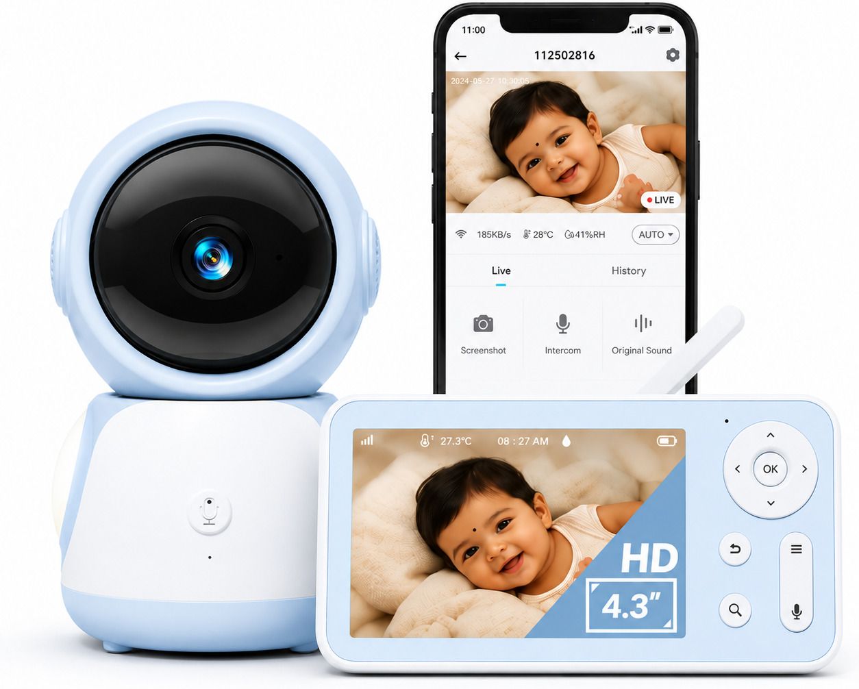 Anvaya Smart Core Audio and Video Baby Monitor-picture-48