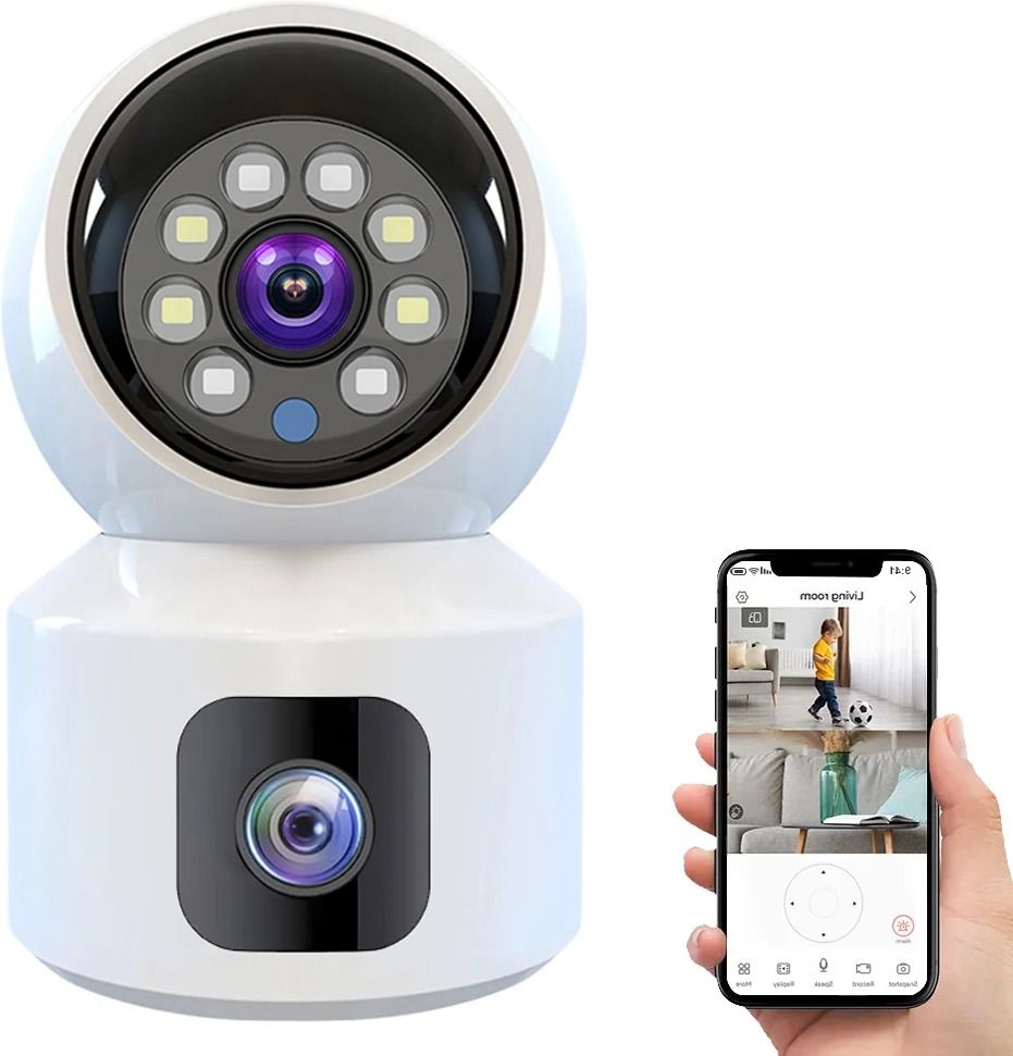 WiFi Baby Care Camera with Dual Lens and Two Way Voice Communication Celling Mount , Wall Mount Baby Monitor-image-29