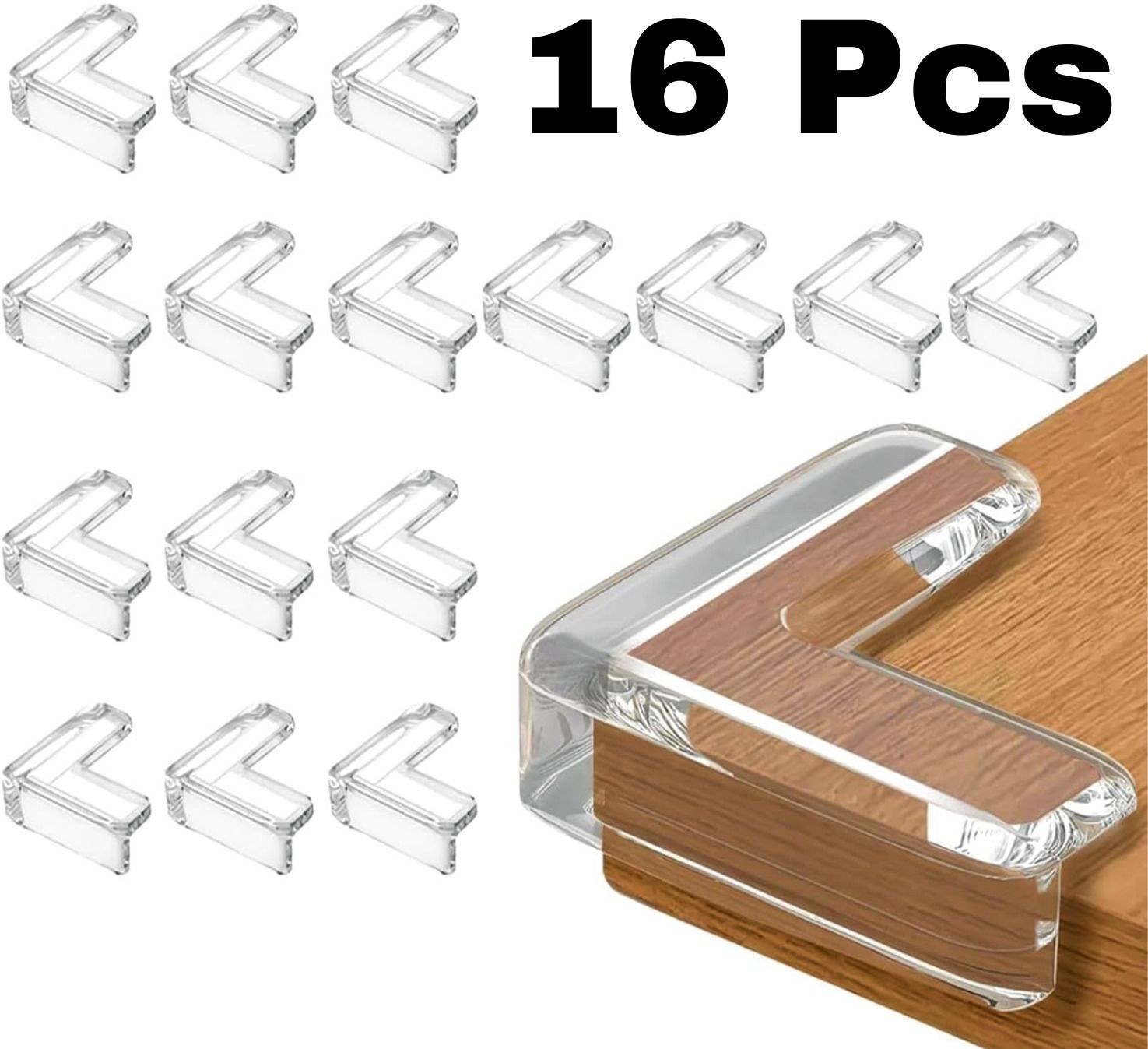 sellaro Pack of 16 Silicon Corner Protector for Table Corner Guards for Baby Safety-picture-25