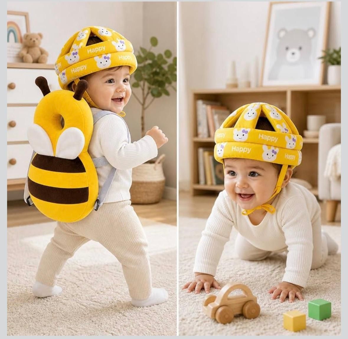 shortyboo Baby Head Protection Cushion Soft Anti Fall Safety Pad for Infants-picture-37