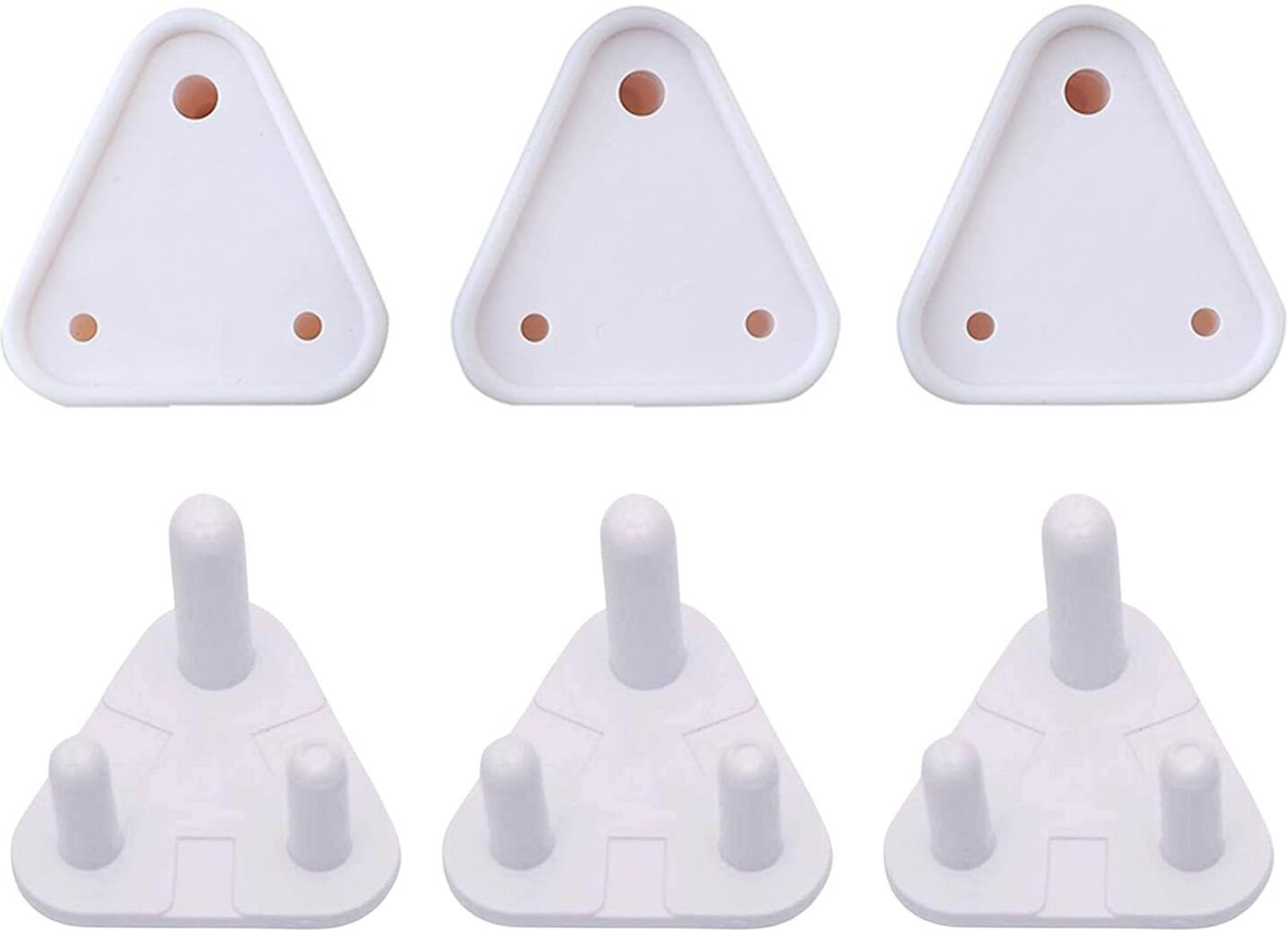 Baby Safety Electric Socket Plug Cover Guards Anti Shock for Kids (Pack Of 6)