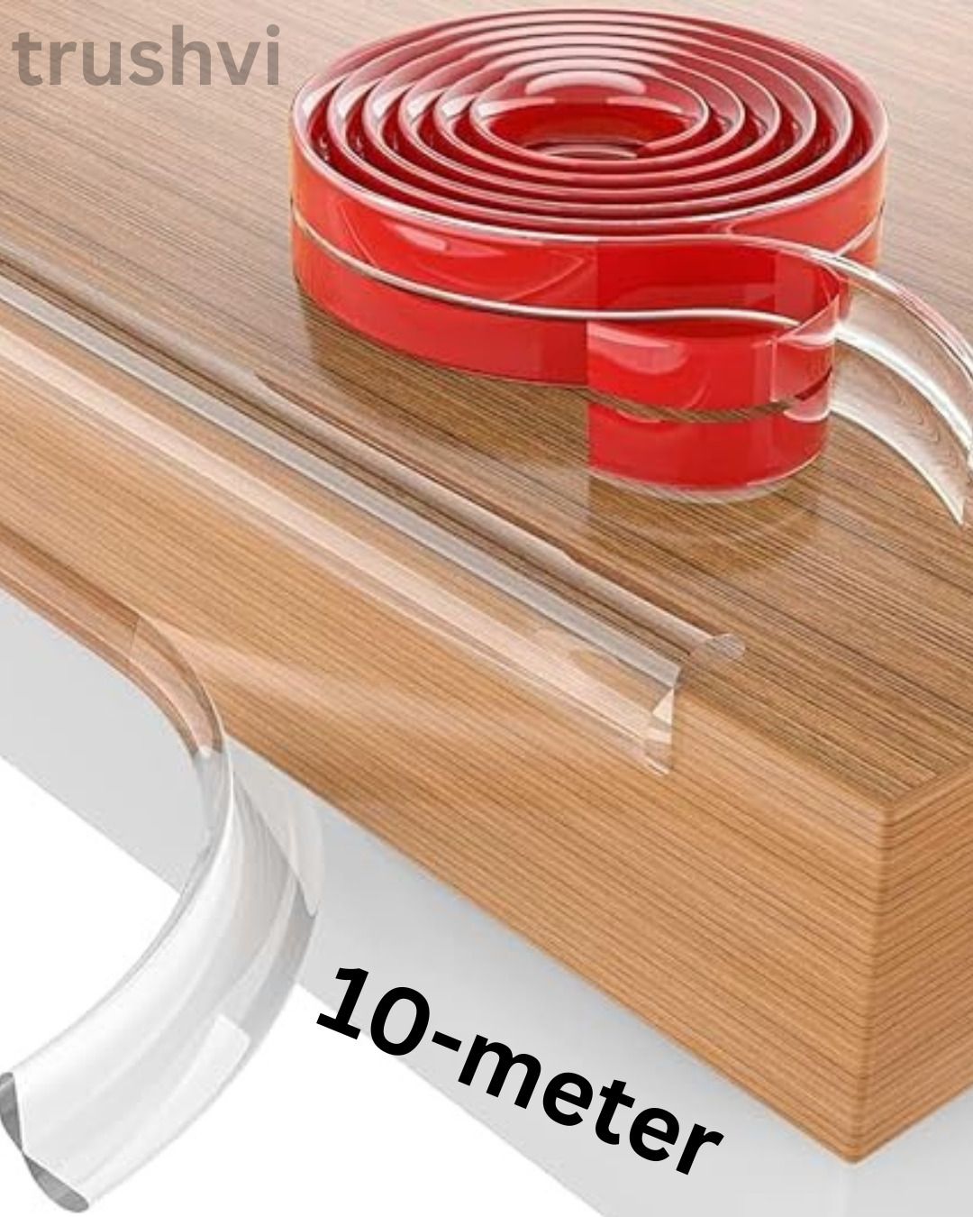 10-Meter Silicone Edge Protector Strip, Baby Proofing Edge