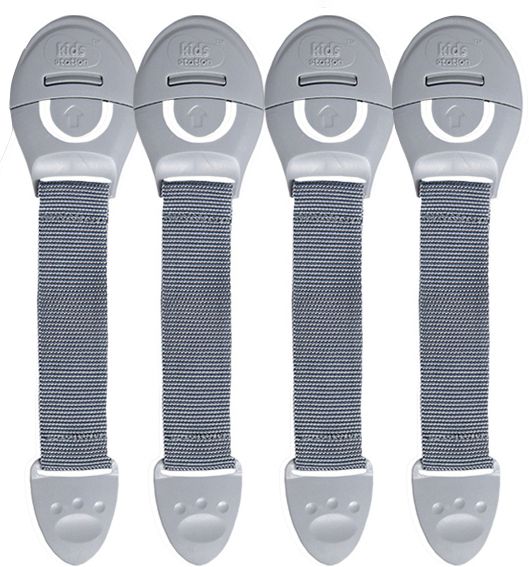 Made in India Nylon Strap Baby Safety Locks for Kids for Drawer, Furniture