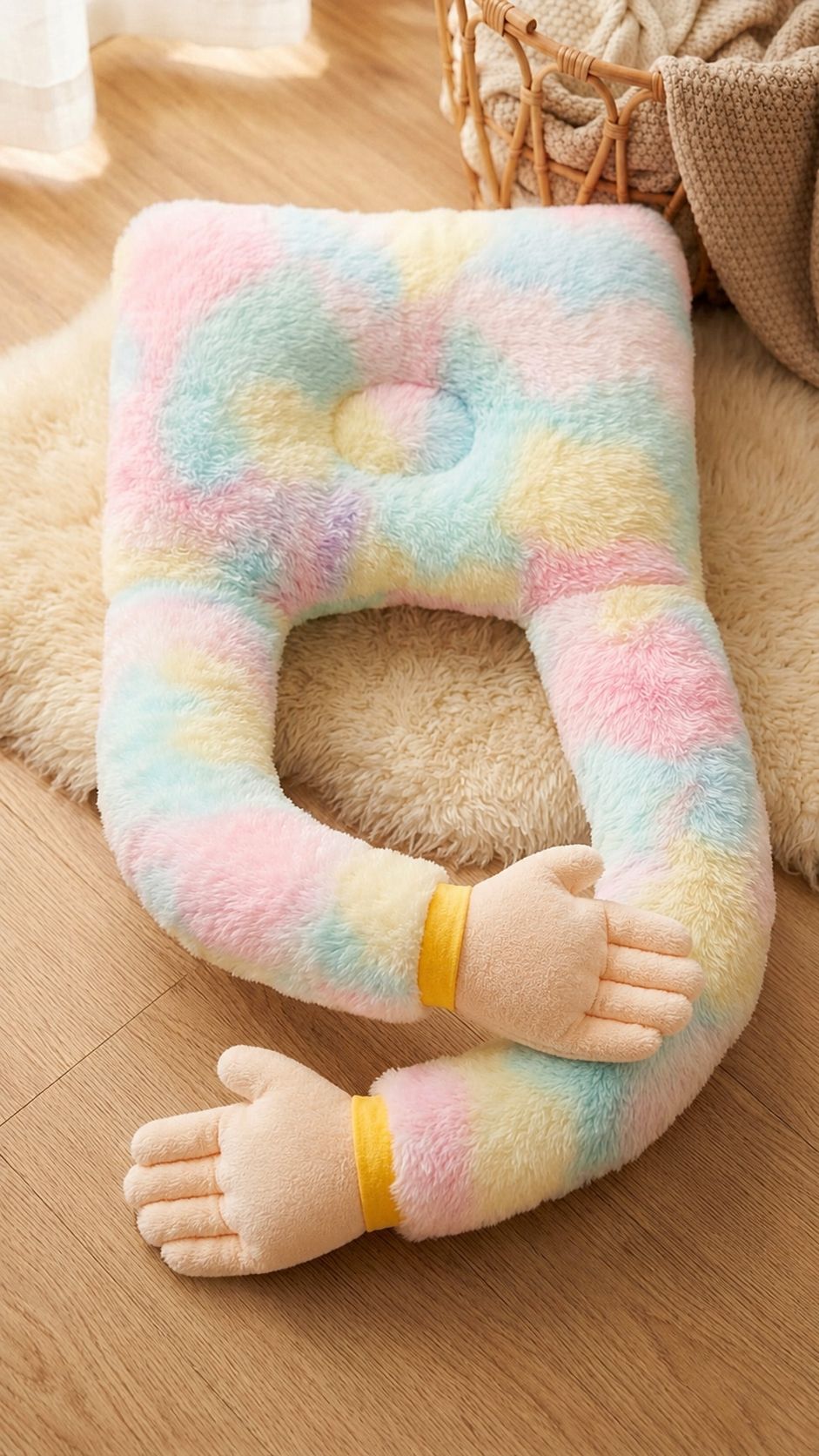 synlark Cotton Baby Pillow Pack of 1 Solid Baby Pillow-picture-40