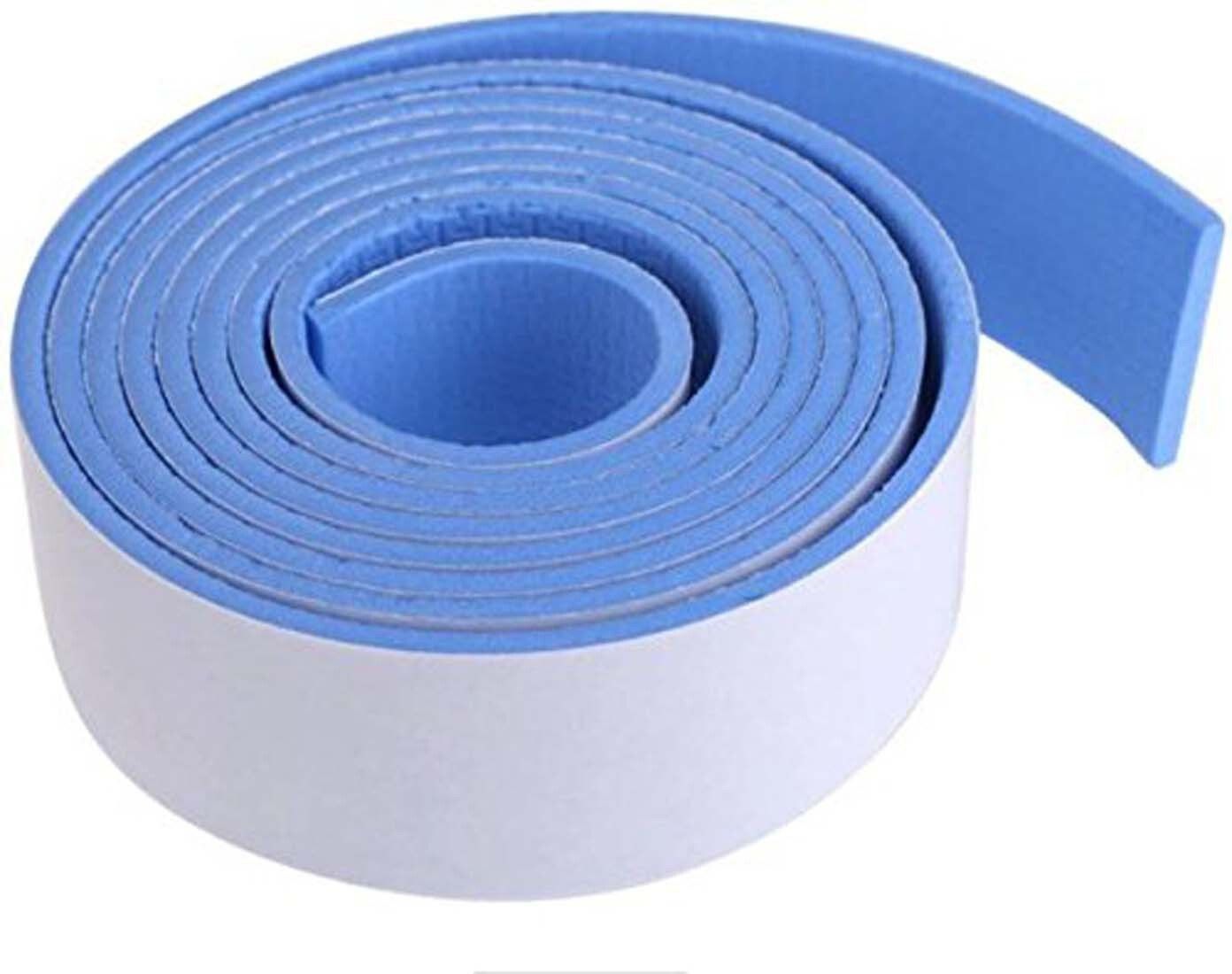 Kid's Safety Furniture, Marble, Wall & Glass Edge Cushion Protector 2 meter Flat Tape/Bar/Strips Light Blue Tape. (1 Pcs)-image-5
