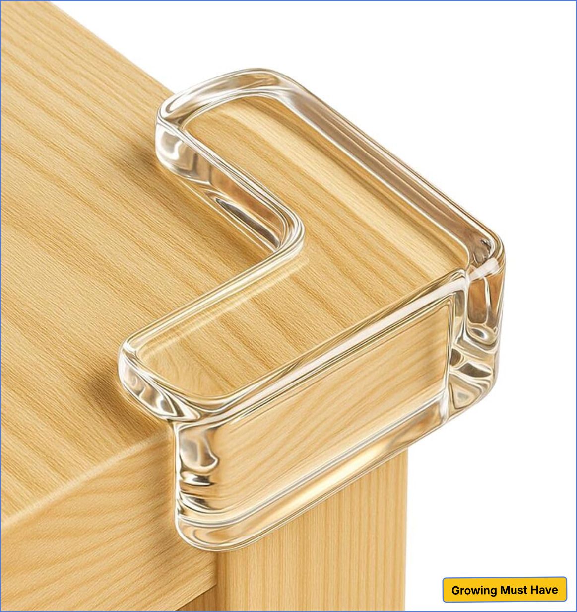 bubblino Silicone Corner Protectors | Baby Proofing Edge & Corner Guards for Sharp Edges-picture-40