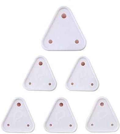 6 Piece Baby Safety Child Proofing Electric Socket Plug Guards with Removal Pin