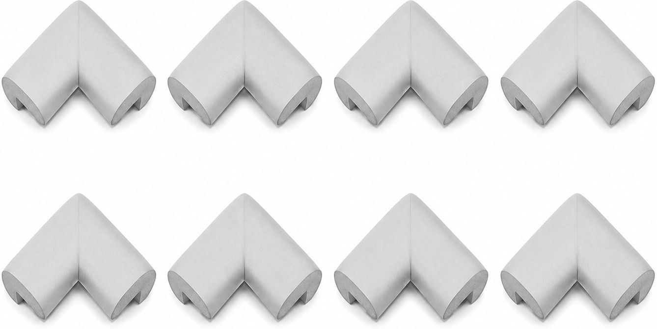 8 PCS NBR Foam Safety Corner Guards with 3M Adhesive, Soft Baby Protectors-image-32