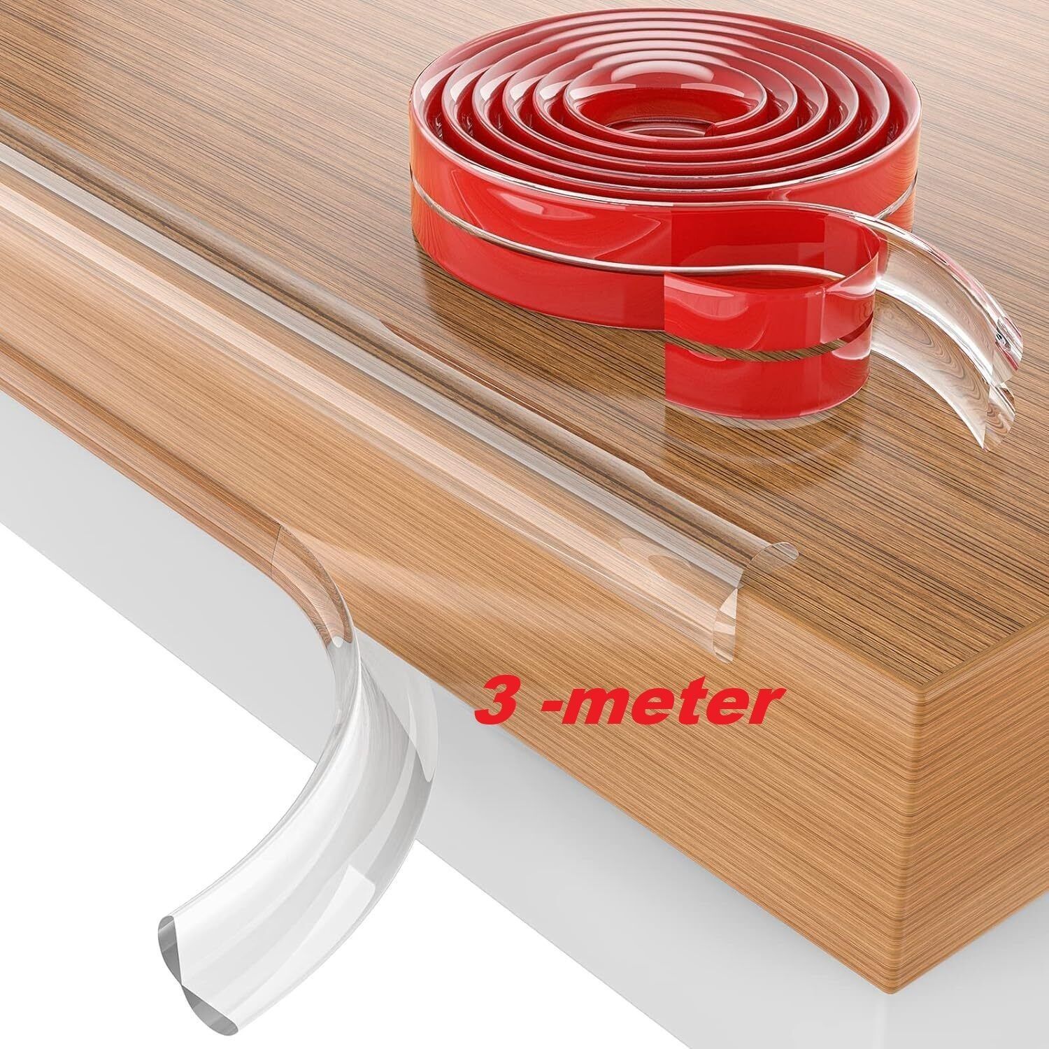 V Shape Silicon Edge Protector for Furniture Table Corner Guards for Baby Safety-image-35