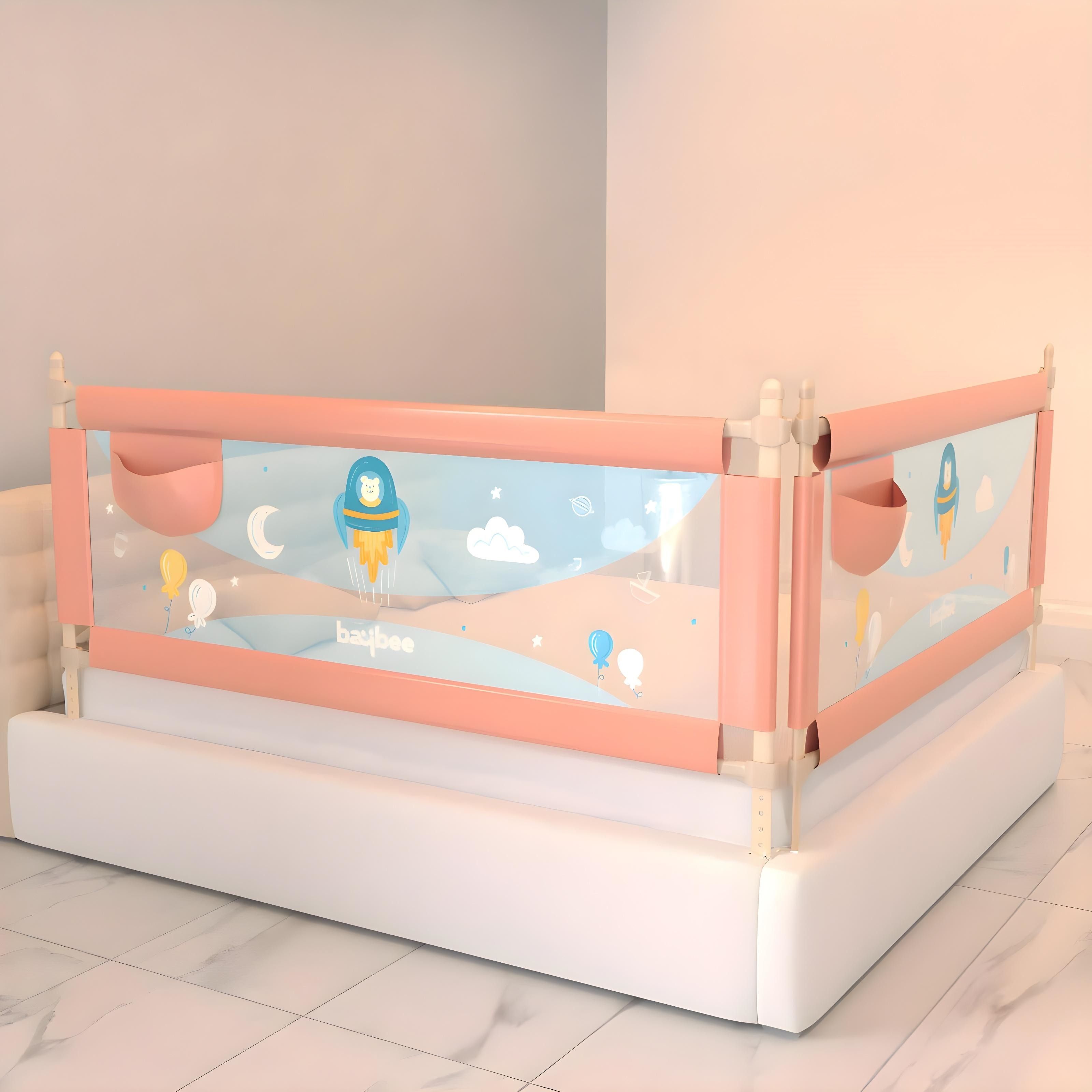 Bed Rail Guard Barrier Baby Portable Safety Protector Fence Foldable Bed Guard-image-49