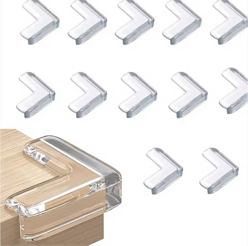 knm world "Clear Corner Guard Protector 20-Pack – Baby Safety Furniture Edge Cover-picture-23
