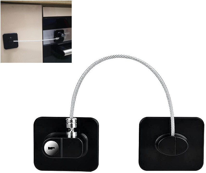nirmatsaray Door Locks with Key for Baby andToddler,Lock for Cupboards,Drawers,Wardrobe image 1