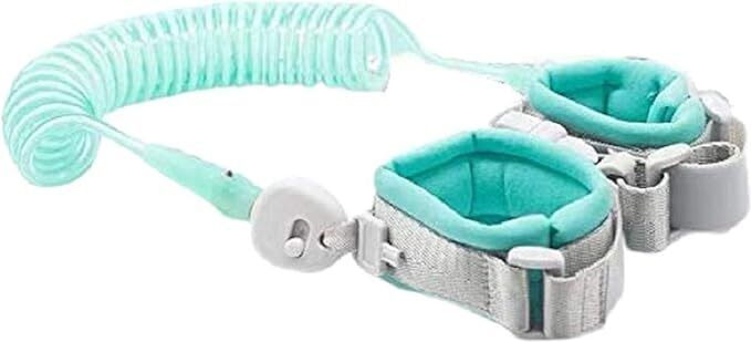 vrt Anti Lost Wrist Link, Best Safety Harness/Band for Kids (2 Metre) (Green Color)-picture-11