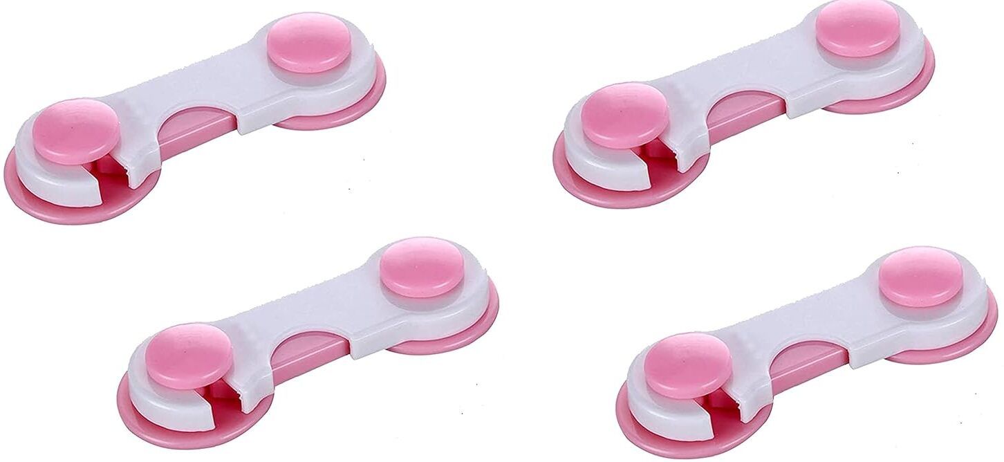cartello Naughty Baby Baby Proof Cabinet Drawer Safety Lock for Home Pack of 4-picture-30